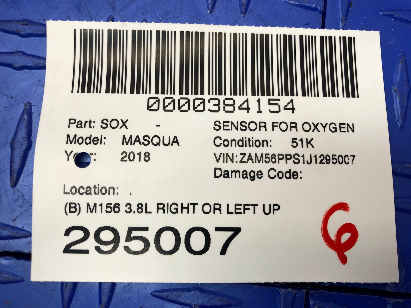 2013-2021 MASERATI QUATTROPORTE 3.8L RIGHT LEFT UPPER LOWER O2 OXYGEN SENSOR SET