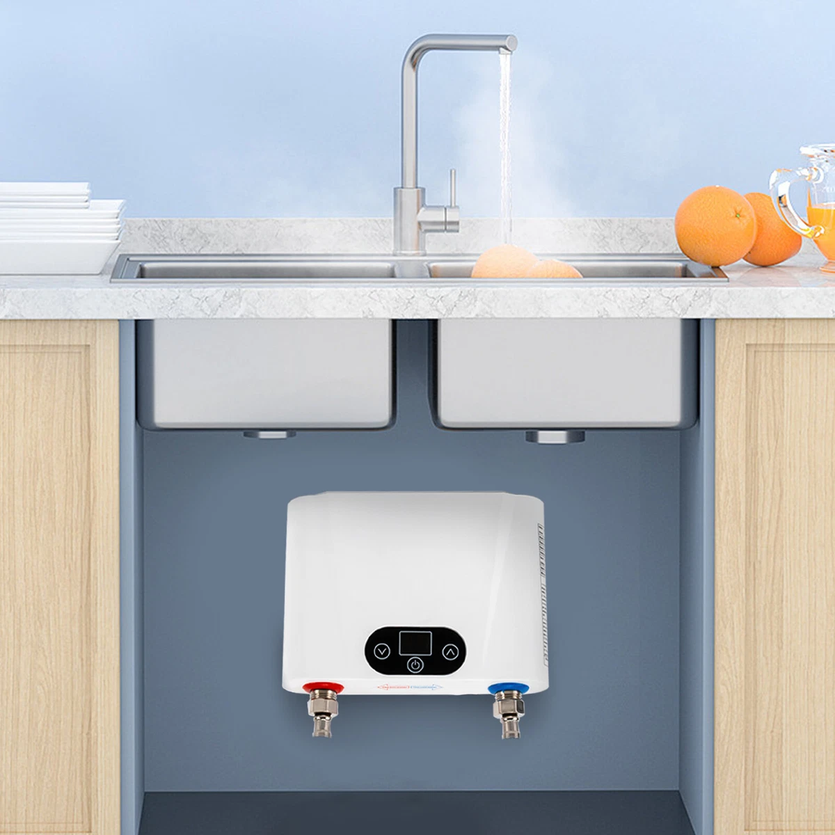 5500W Instant Hot Water Heater Electric Tankless Water Heater Under Sink  Digital | eBay