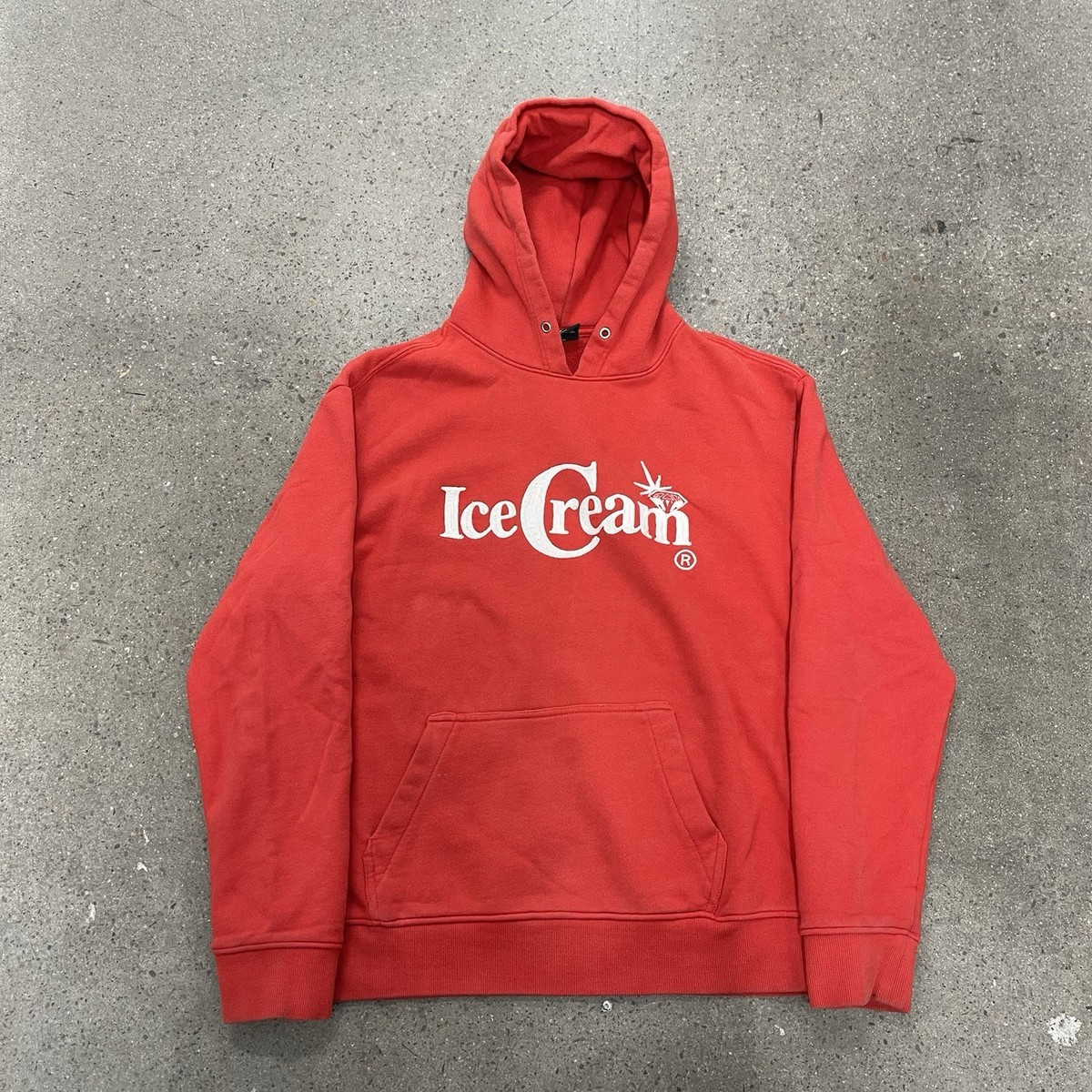BBC Ice Cream Hoodie Billionaire Boys Club Red Hoodie Men's Size