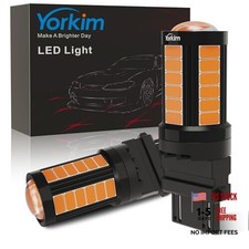 3157 LED Light Bulbs Amber Super Bright, 3056 3156 3157/3156 Amber pack of 2