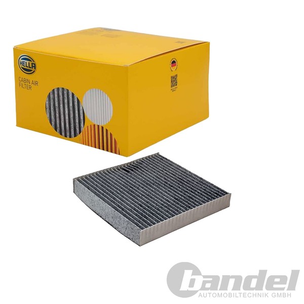 Hella AKTIVKOHLE-INNENRAUMFILTER Passend FüR Renault Laguna VEL |8ZC 366 123-341-image