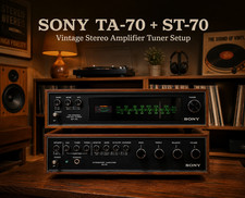 SONY TA-70 + ST-70  RaRe  Vintage Stereo Ampl...