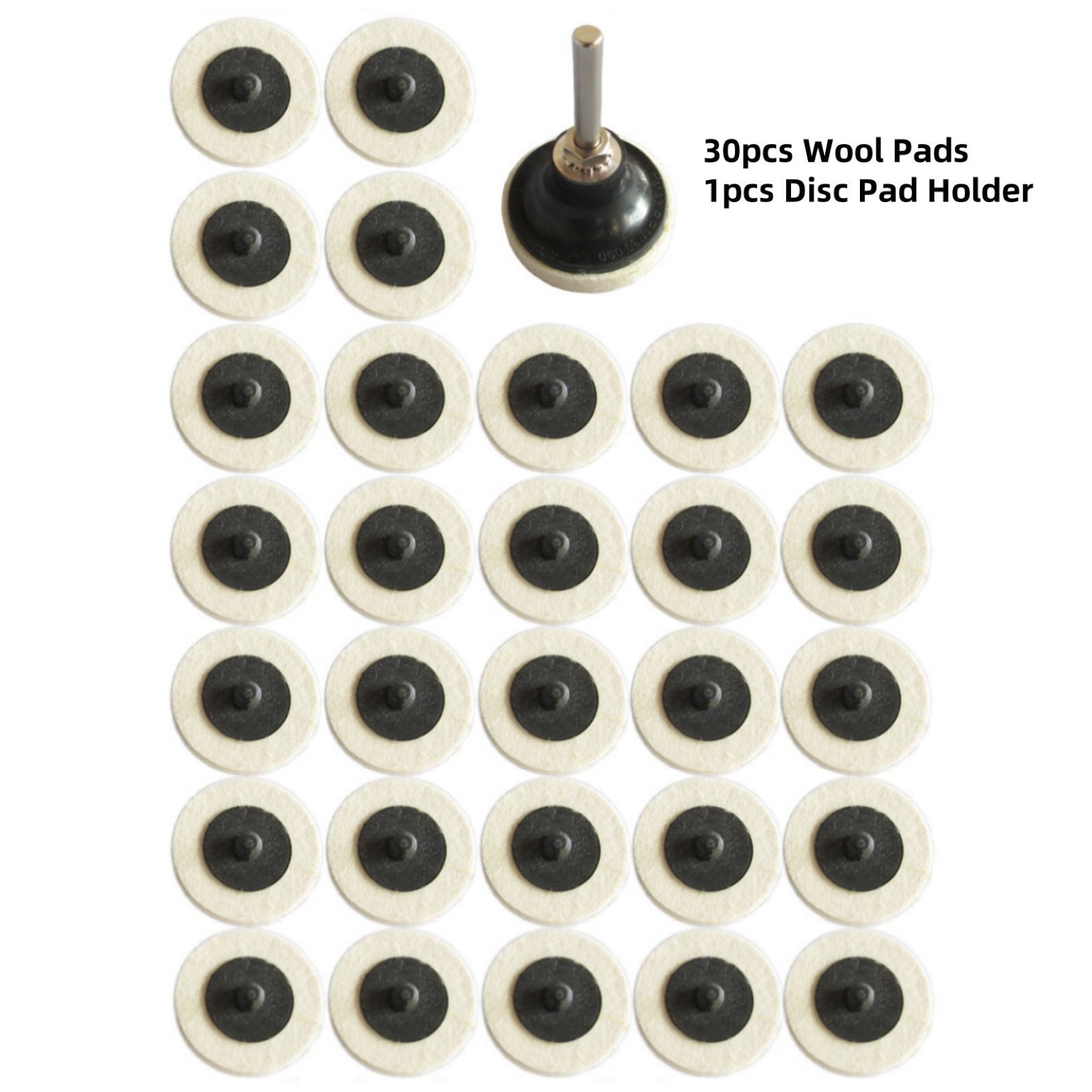 New 2-inch Disc Polishing Buffing Pads with a corrosion-resistant steel shank