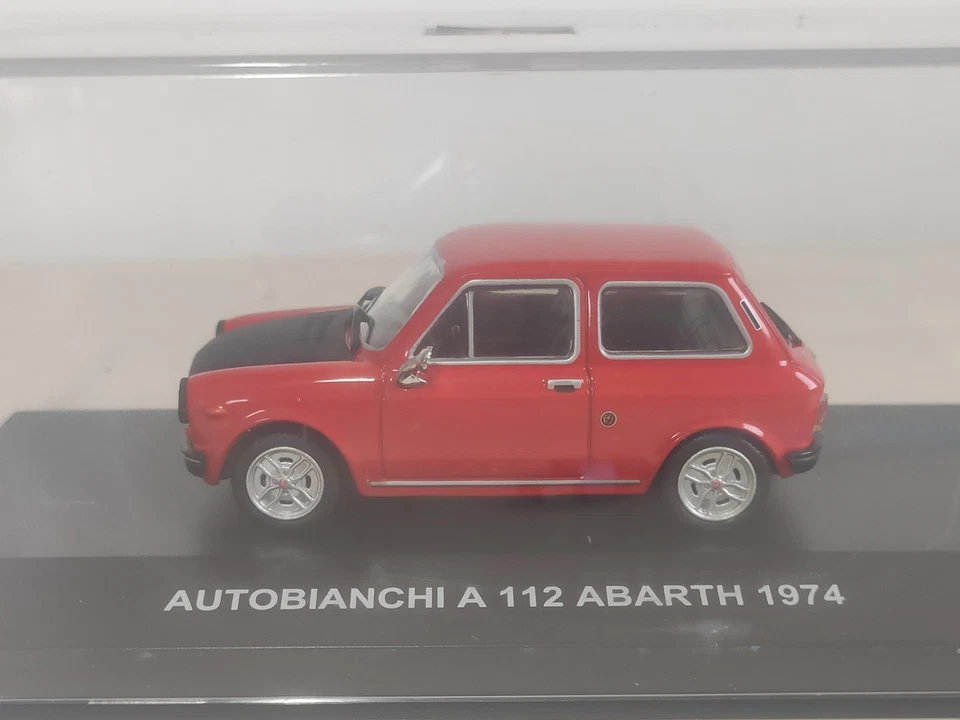 Autobianchi A112 Abarth 1974 Modellino Die Cast 1/43 Serie Oro Edison Giocattoli - Immagine 4 di 4