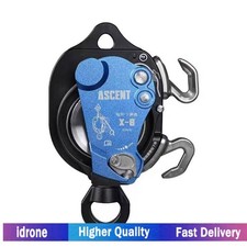 ASCENT X-8 Electric Climbing Ascender 200KG Load Descender Device for 10.5-11mm