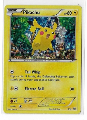 Pikachu 6/12 McDonald's Collection Promo Holo 2015 Pokemon TCG