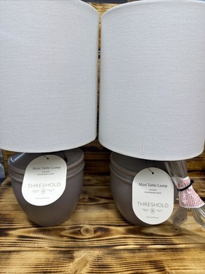 Set Of 2 Threshold Mini Lamps New