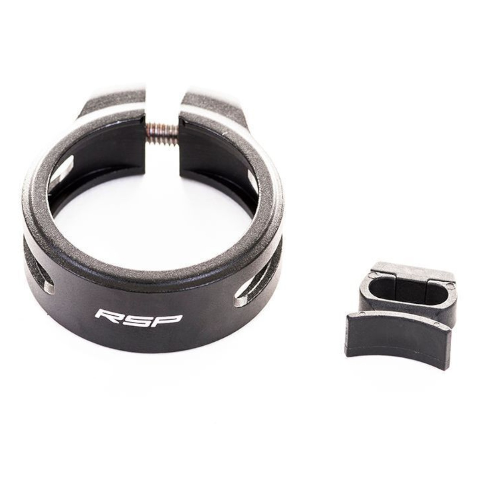 RSP Dropper Seat Clamp 31.8mm for Mountain Bike Black (Fits 27.2mm Seatpost)