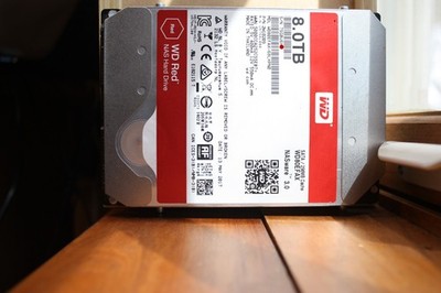 Western Digital WD Red 3.5 SATA HDD NAS 8TB wd80efax 7SGBU6H Used
