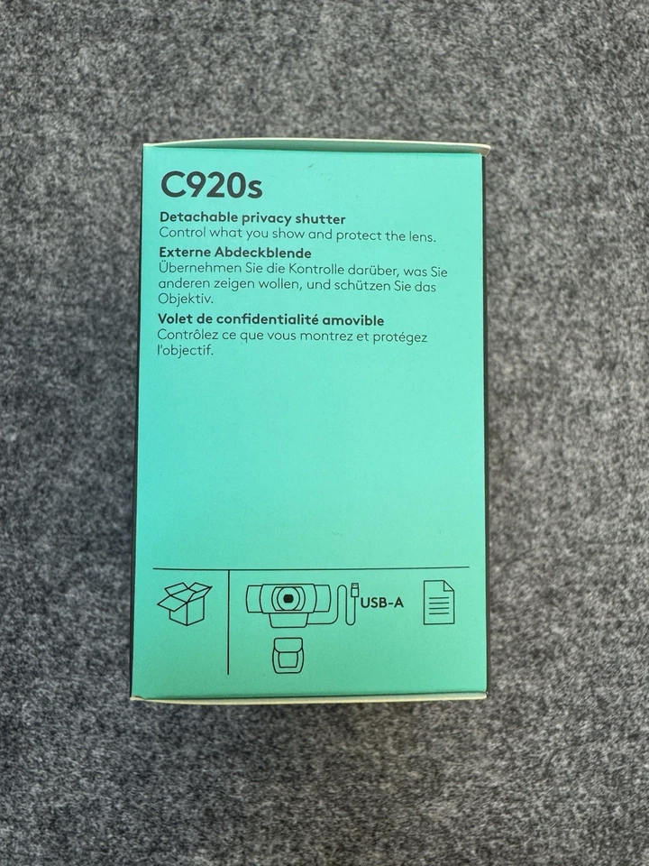 Logitech C920s Pro HD-Webcam - Schwarz (960-001252) * NEU * - Bild 3 von 4