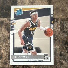 Panini Donruss Optic RJ Hampton Denver Nuggets #174 Rated Rookie
