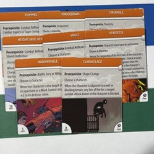 Marvel HeroClix Sinister feats--all 8 cards
