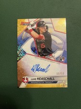 2025 Bowman's Best Luke Keaschall Gold Mini Diamond RC Auto /50 #B22-LK