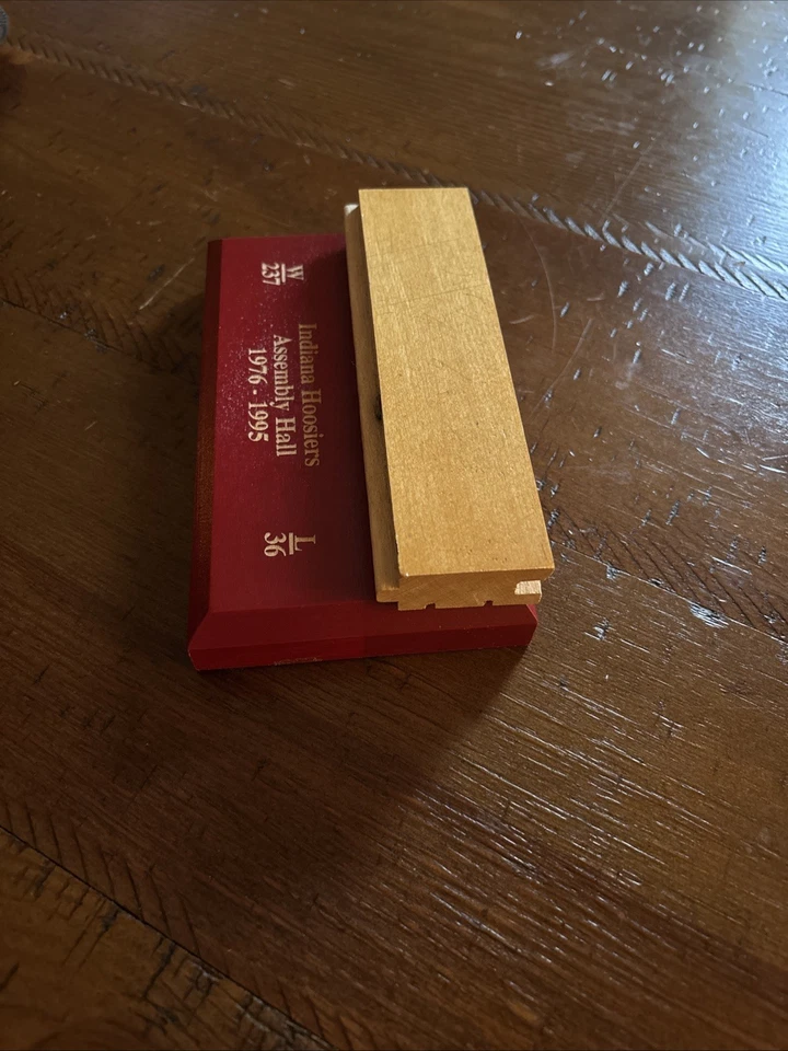 Indiana Hoosiers Assembly Hall Authentic Piece Of Wood Floor - Image 3 of 4