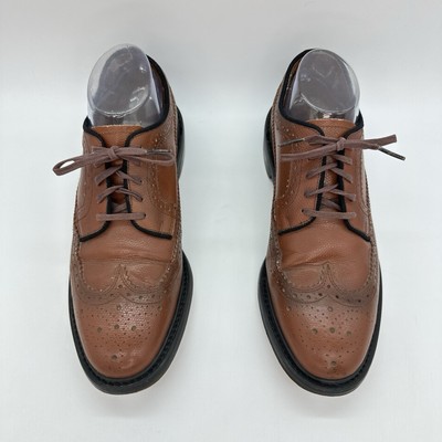 Vintage Sears (74607) Long Wingtip Brogue Oxford Shoes - Size 9EE Sears wonderlite long wingtip - Gem main image 4