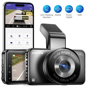 AZDOME 3"IPS 1080P Dash Cam WiFi ADAS Parking Monitor Night Vision G-Sensor APP