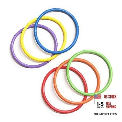 Spring & Summer Toys Pool Time Dive Rings 6-Pack