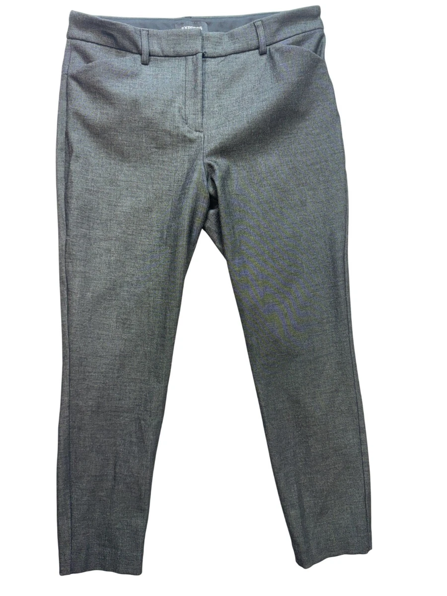 Calvin Klein Women's Ponte Skinny Fit Pants in Grey Mélange | Size: XL 67% Viscose/28% Nylon/5% Elastane