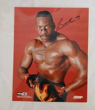 WCW/WWE Booker T King Booker Harlem Heat Hand Signed 8x10 With C.O.A.
