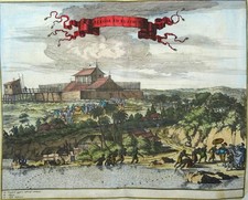 Brazil, Alagoas, Macei&oacute;, Montanus / Van Meurs,&nbsp;1671, Alagoa ad Austrum.