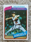 1980 Topps Nolan Ryan #580 Nr Mint Condition Baseball Card California Angels