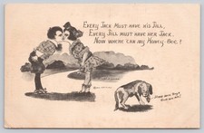 Postcard Romance Every Jack Must Gave His Jill