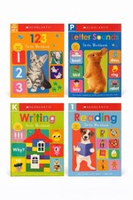 Scholastic Kids Skills Workbook Set Reading Writing Phonics Math  24 MSRP