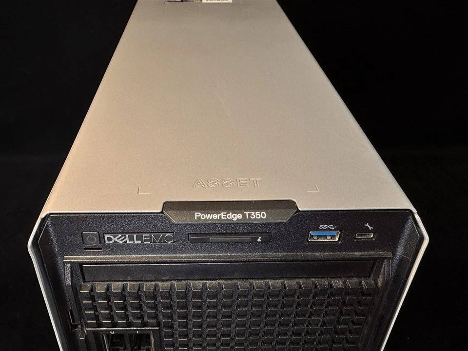 POWEREDGE T350 TOWER XEON 1x 6 CORE E-2336 2.9GHz 32GB RAM H345 2x 4TB SATA - Image 2 of 4