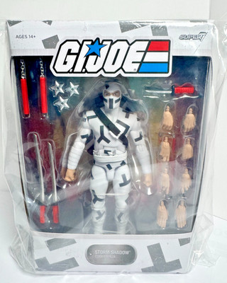 GI Joe Storm Shadow Super 7 .6 Inch Figure Cobra Ninja