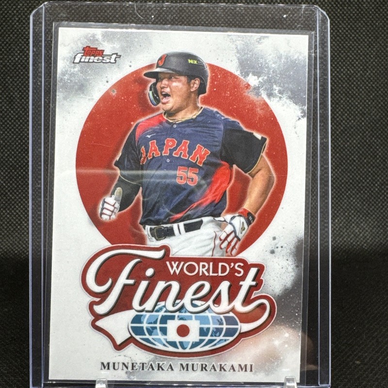 Topps Finest World’s Finest Insert Munetaka Murakami Japan 2026 WF-24