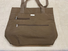 Super Convenient Baggalini Tote Bag in Neutral Olive Brown Color