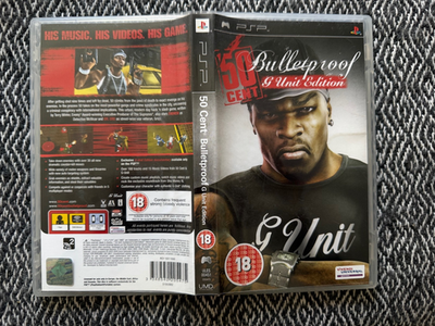 psp 50 Cent: Bulletproof G Unit Edition Game *Works On US Consoles