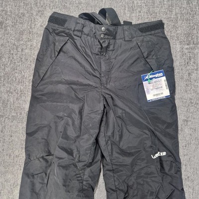 Decathlon Wedze Ski Trousers Young Adult 30'' In Leg. Warm Waterproof Pants Black