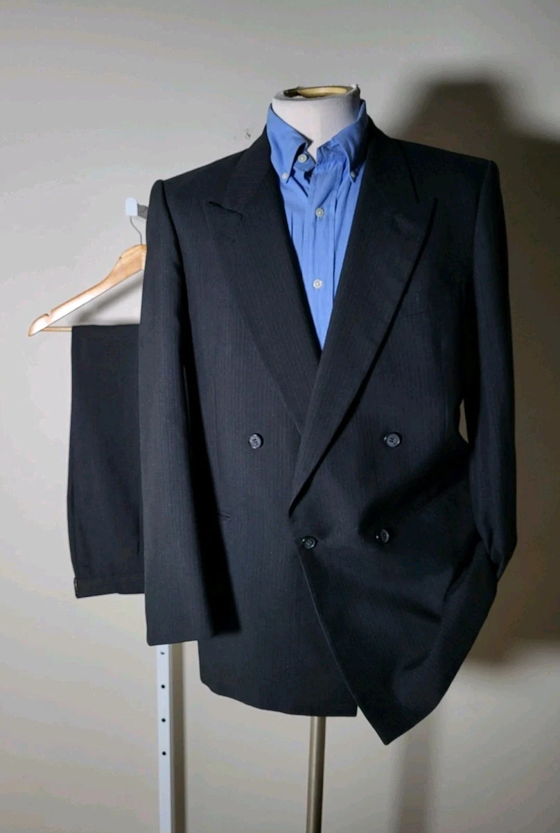 Saint Laurent Double-Breasted Striped Suits & Blazers for Men for
