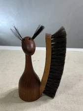 Danish Modern Teak Brush Novelty Mid Century Modern Scandinavian Animal 50s 60s