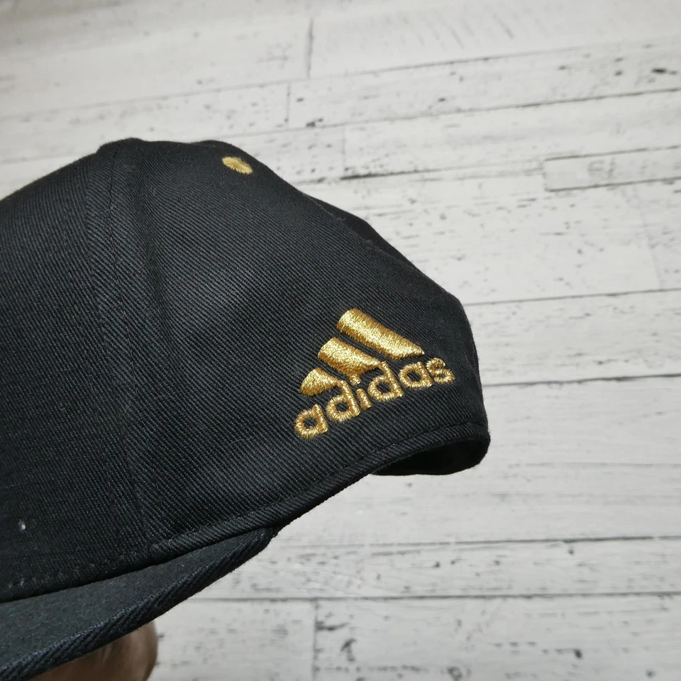 Vegas Golden Knights Hat Cap Snap Back Black Gold NHL Hockey Mens Adidas - Image 3 of 4