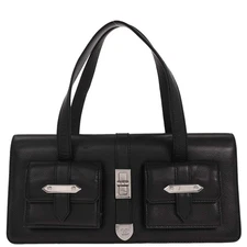 Chanel Black Calfskin Handbag 196098