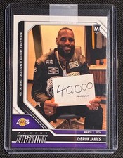 LEBRON JAMES 23-2024 PANINI INSTANT #391 1st TO SCORES 40K (A)