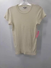 Pre-Owned Michael Stars Ivory Size One Size T-shirt