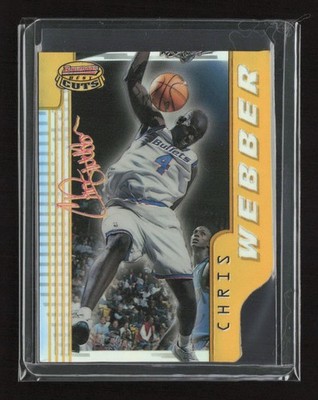 1996-97 Bowman's Best Cuts Refractors #BC18 Chris Webber Washington Bullets
