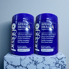 2PCS PREGGO O-Positive Sperm Health Boost Capsules   60 Count, US Made