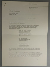 Autograph deutscher Autor und Archivar Heinz Saueressig 1968 (136400)