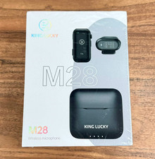 King Lucky Wireless Microphone with Professional ANC Noise Reduction M28 New