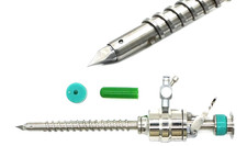 LAPAROSCOPIC SPIRAL TROCAR 5MM LAPAROSCOPY ENDO  INST ADDLER ISO CERT MFG COM K