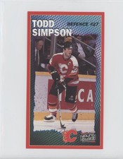 1998-99 Calgary Flames Team Issue Todd Simpson #27 8d2