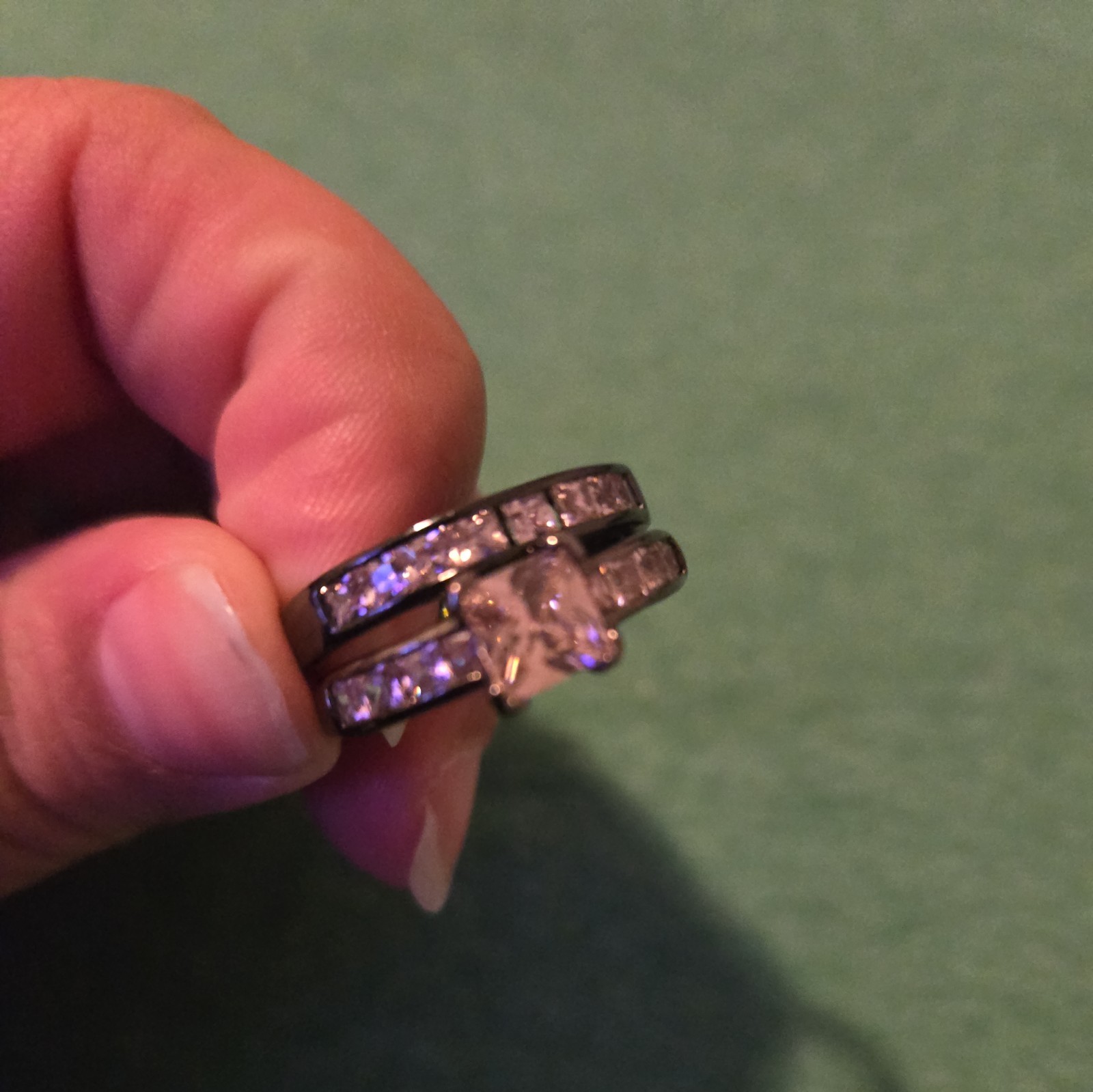 Engagement Set Ring - image 1