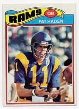 1977 Topps Football Pat Haden Rookie Card. NM-MT or BETTER !!. rookie card picture