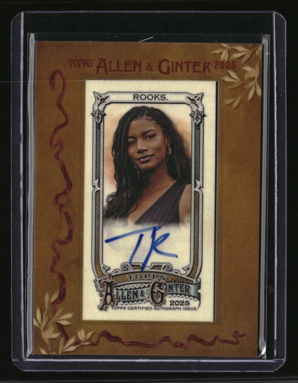 2025 Topps Allen & Ginter Taylor Rooks Framed Mini Non-Baseball Autographs