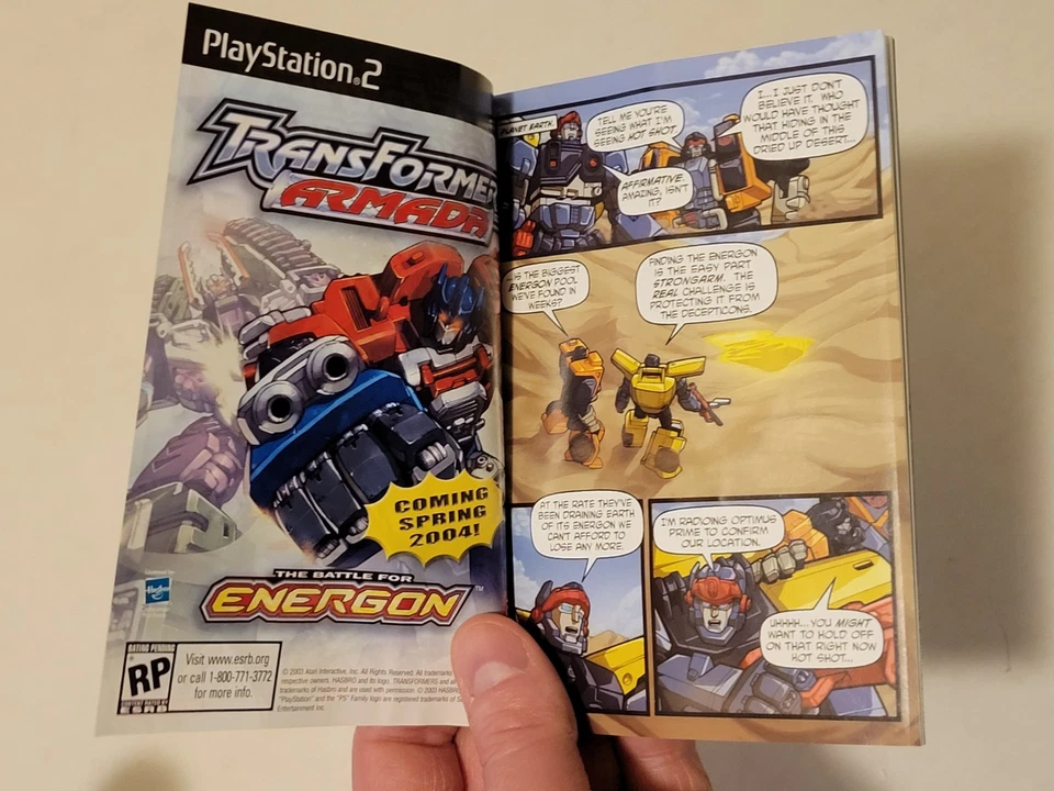 Transformers Energon Mini-Comic Volume 1 Dreamwave Art + Toy Catalog 2004 - Image 4 of 4