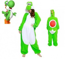 Adult SAZAC Cosplay Costume Super Mario Yoshi Kigurumi Book Week Jumpsuit Gifts